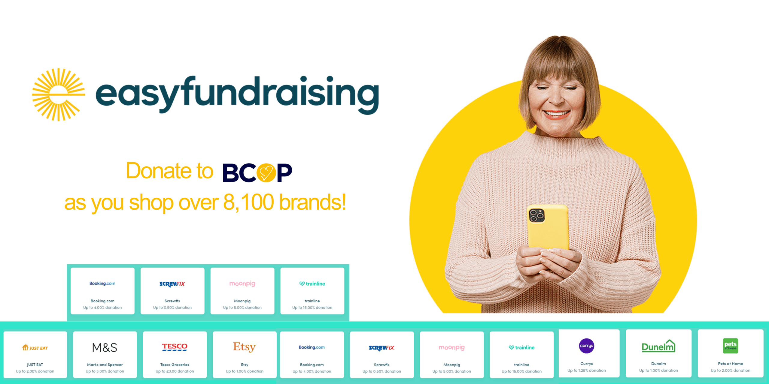 EasyFundraising banner