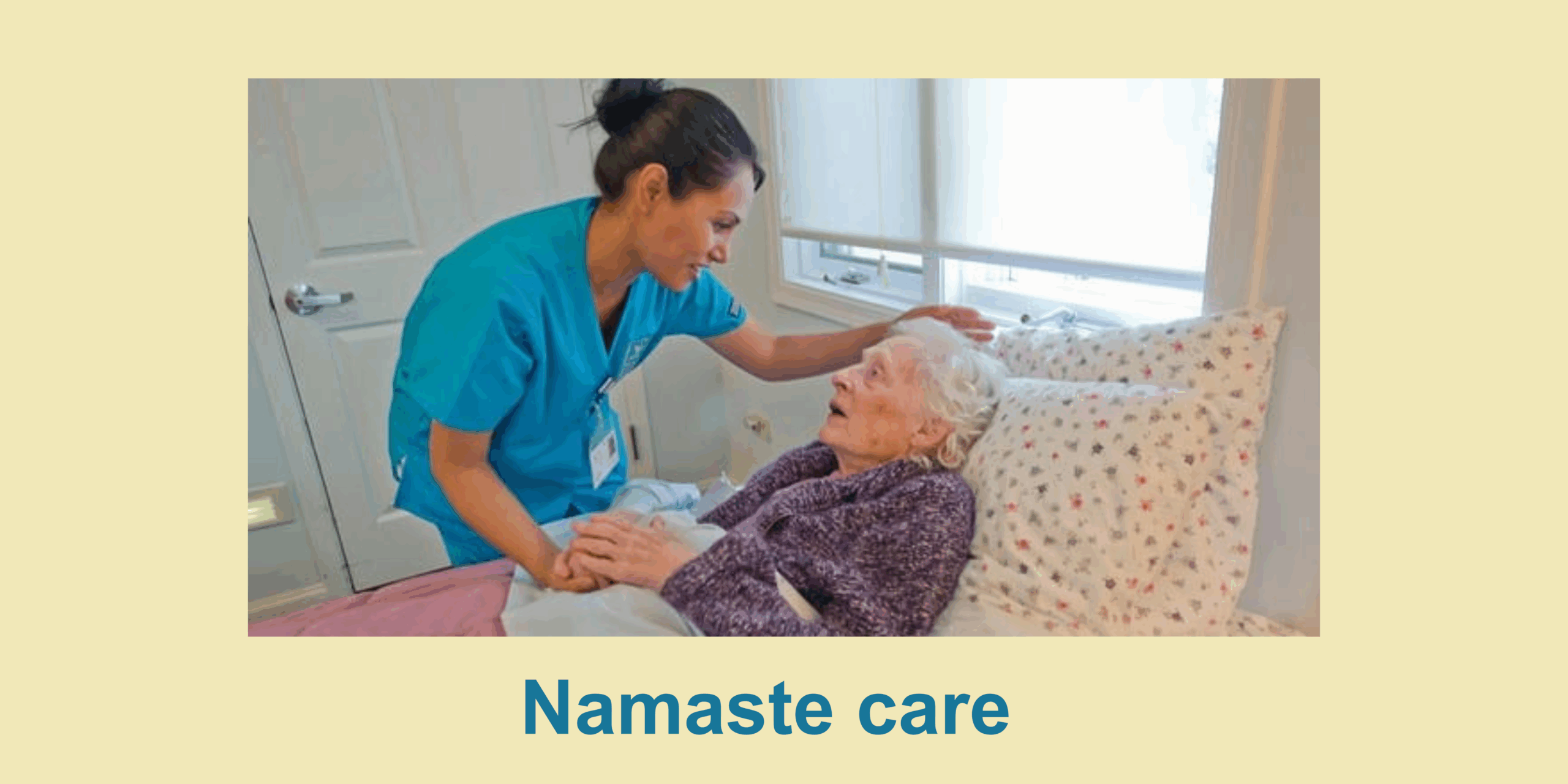 Care giver looking after an older person