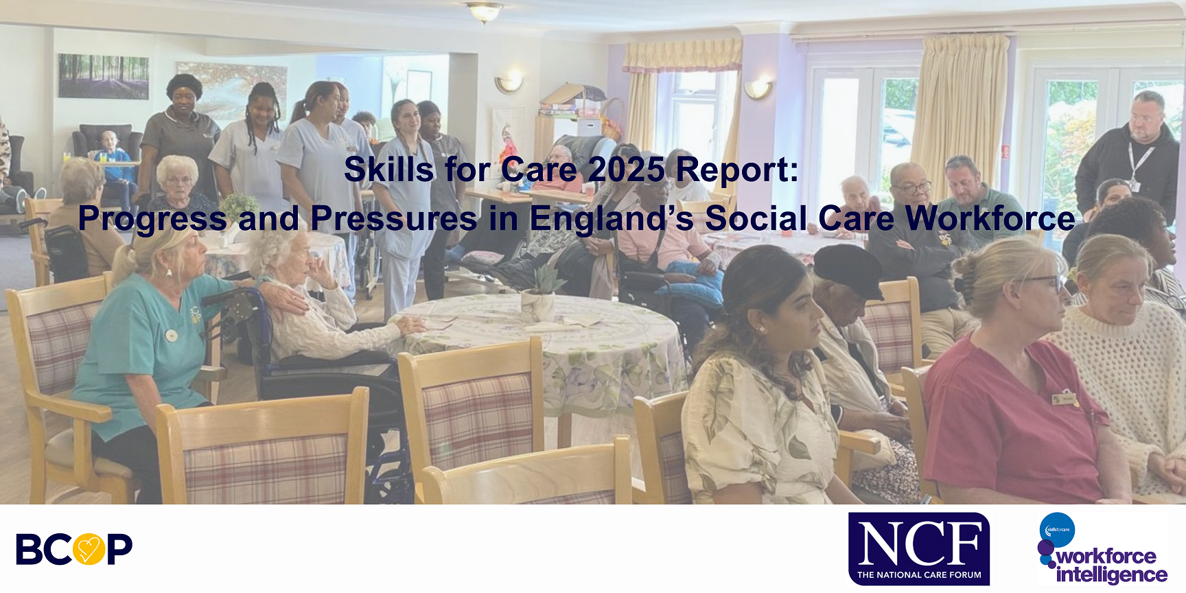 Staff, residents and managers at Robert Harvey House at the long service awards in September 25