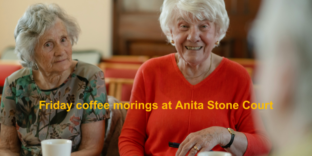 Friday coffee mornings at Anita Stone Curt