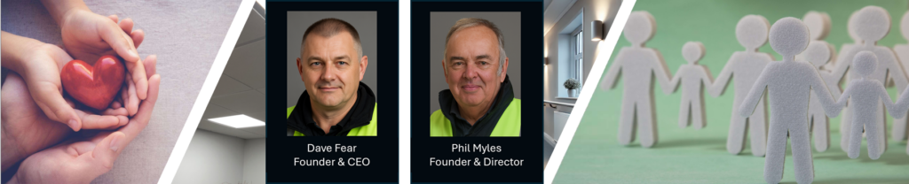 Dave Fear and Phil Myles, founders at the Donate-A-Light charity