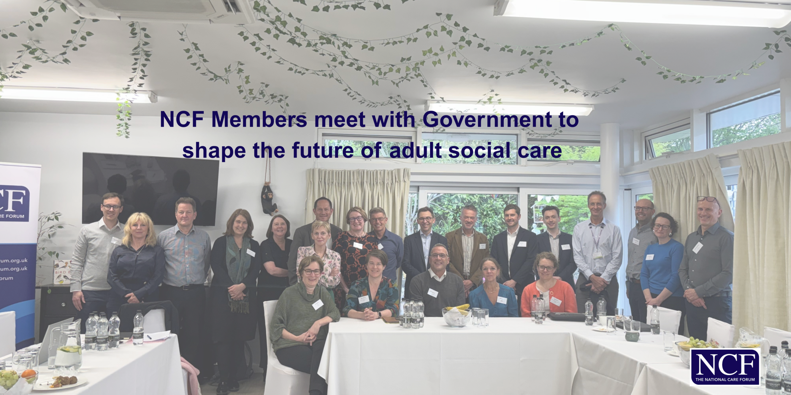 Photo of NCF members Brainkind meeting with Government officials of Department of Health and Social Care