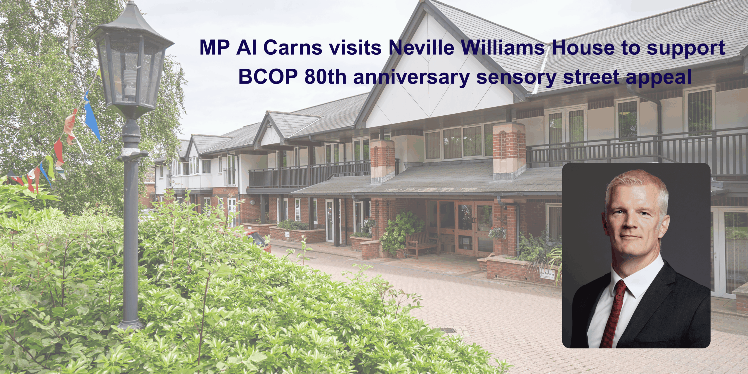 Photo of MP Al Carns and Neville Williams House nursing home