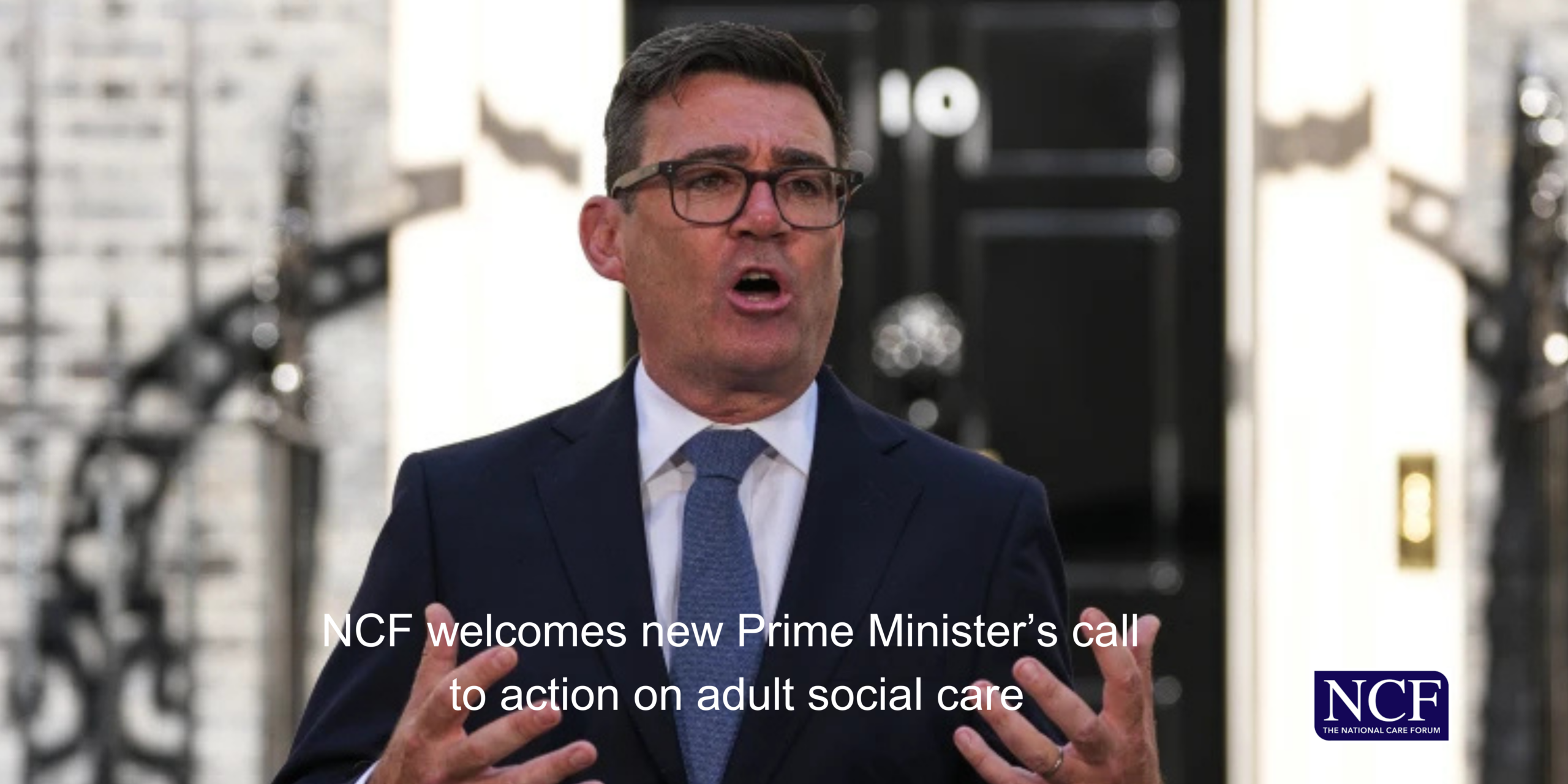 Photo of new PM Andy Burnham in Downing Street