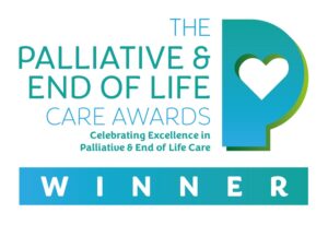 The Palliative and End of life Care Award Winners logo, awarded to Robert Harvey House as Palliative Residential Care Home Provider of hte year 2026.
