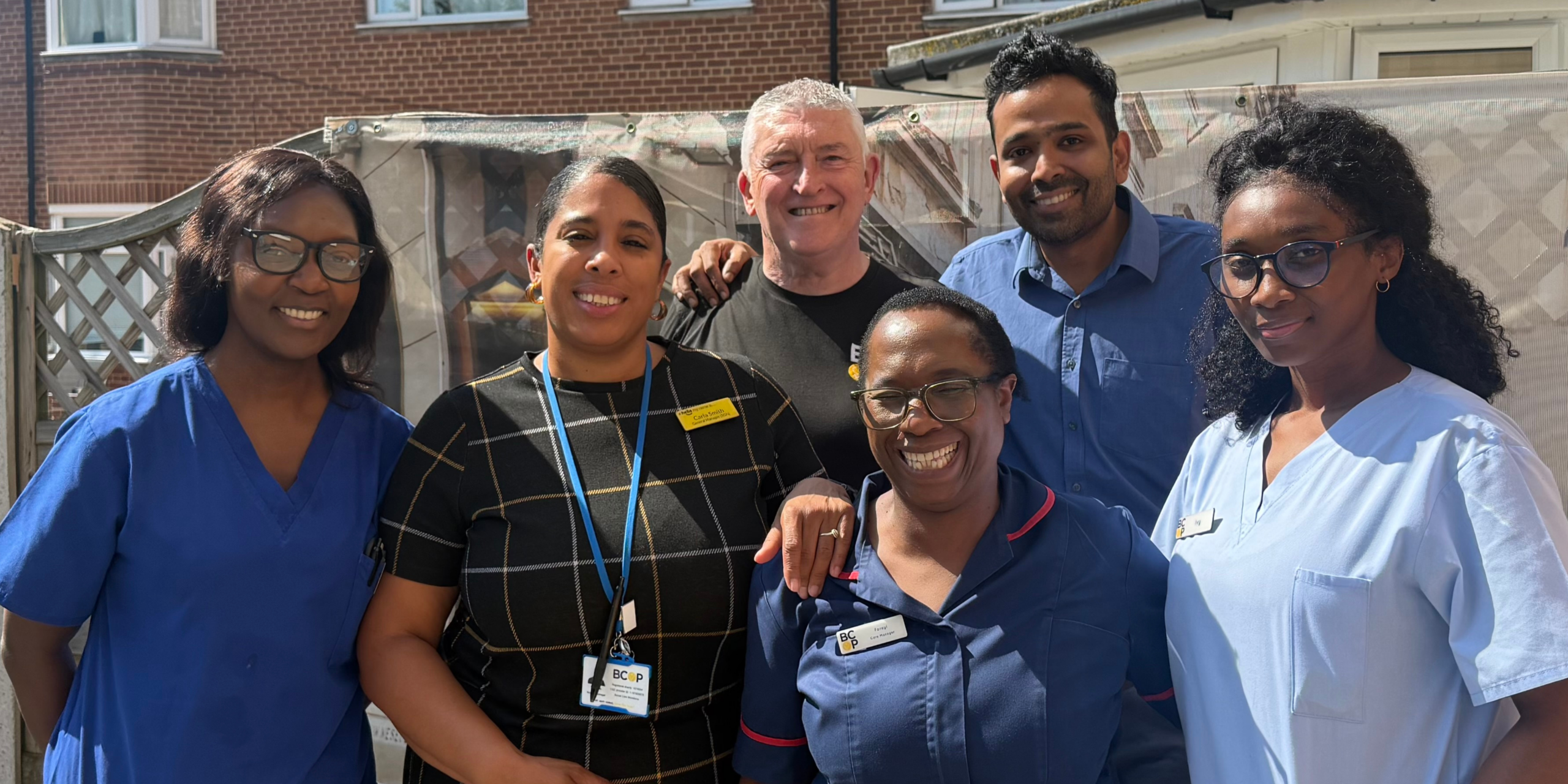 Photo of staff at Anita Stone Court nursing home