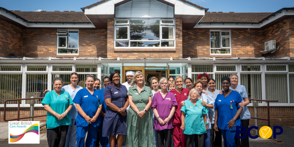 Robert Harvey House team with Anthea Reid (centre)